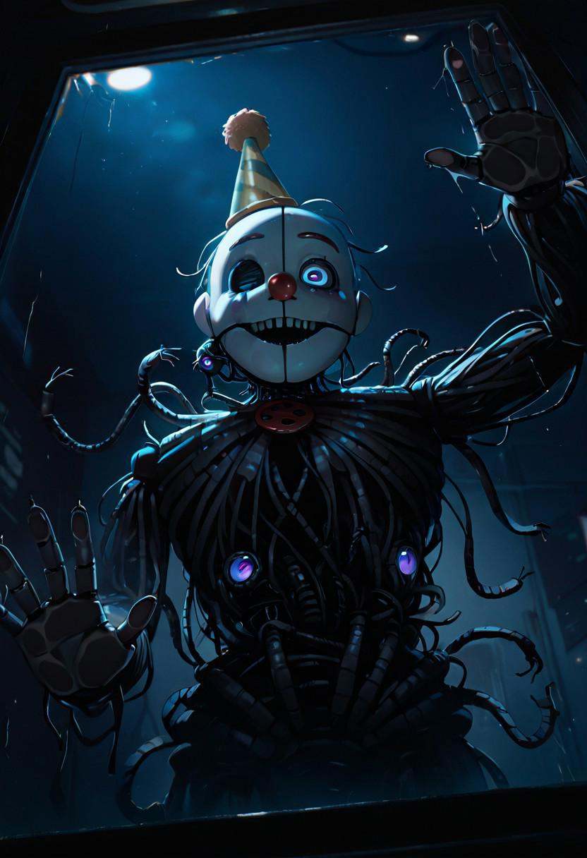 ennard,  1boy,  party hat on Tensor.Art