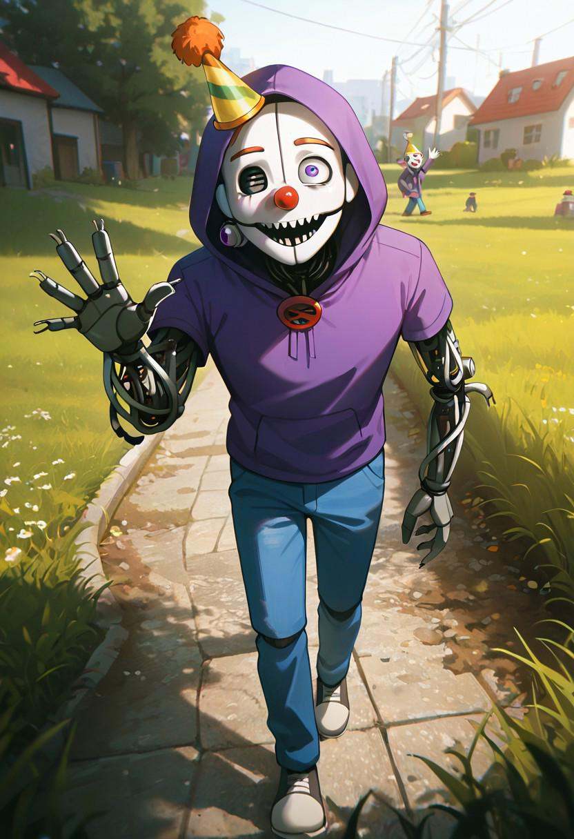 ennard,  1boy,  party hat on Tensor.Art