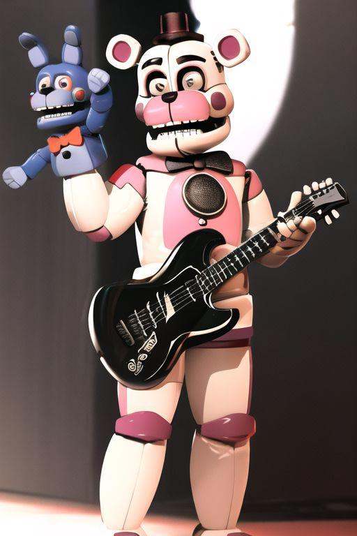 funfreddy,  playing guitar on Tensor.Art