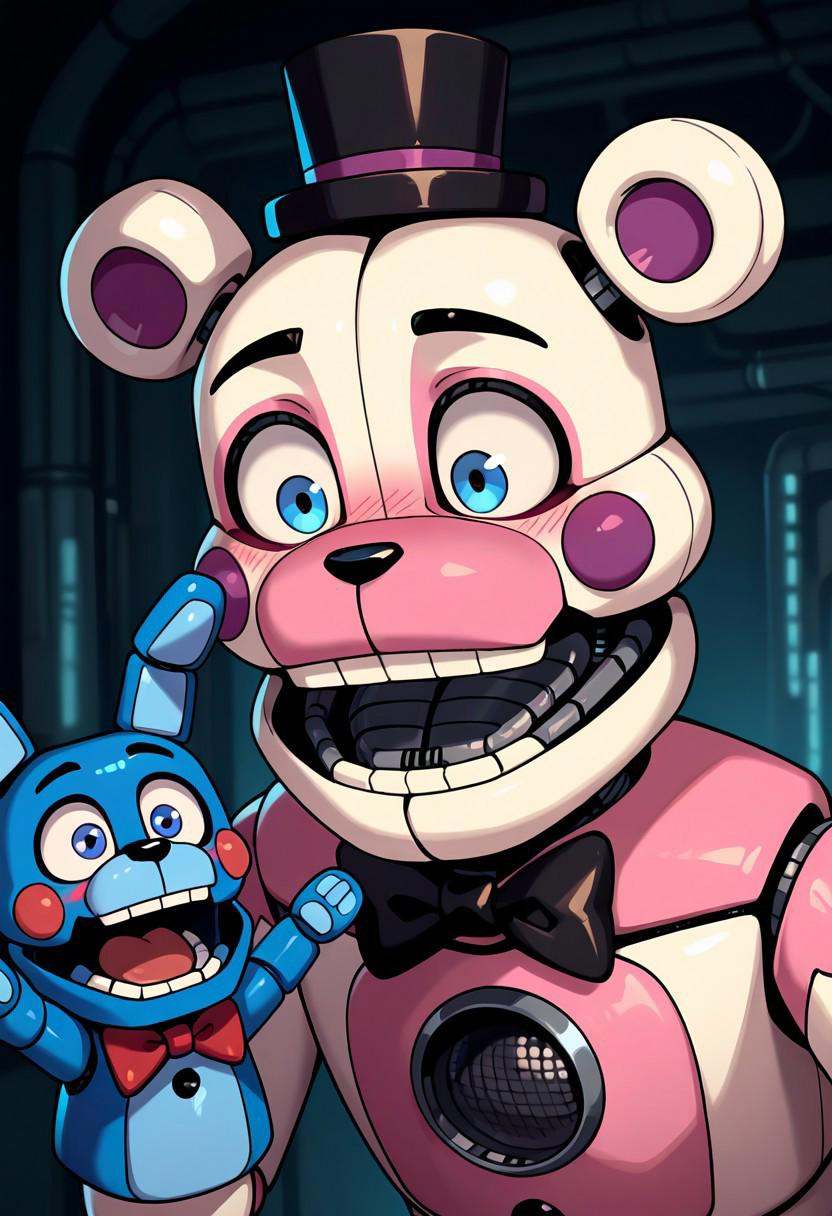 funtimefred,  black bowtie,  robot on Tensor.Art