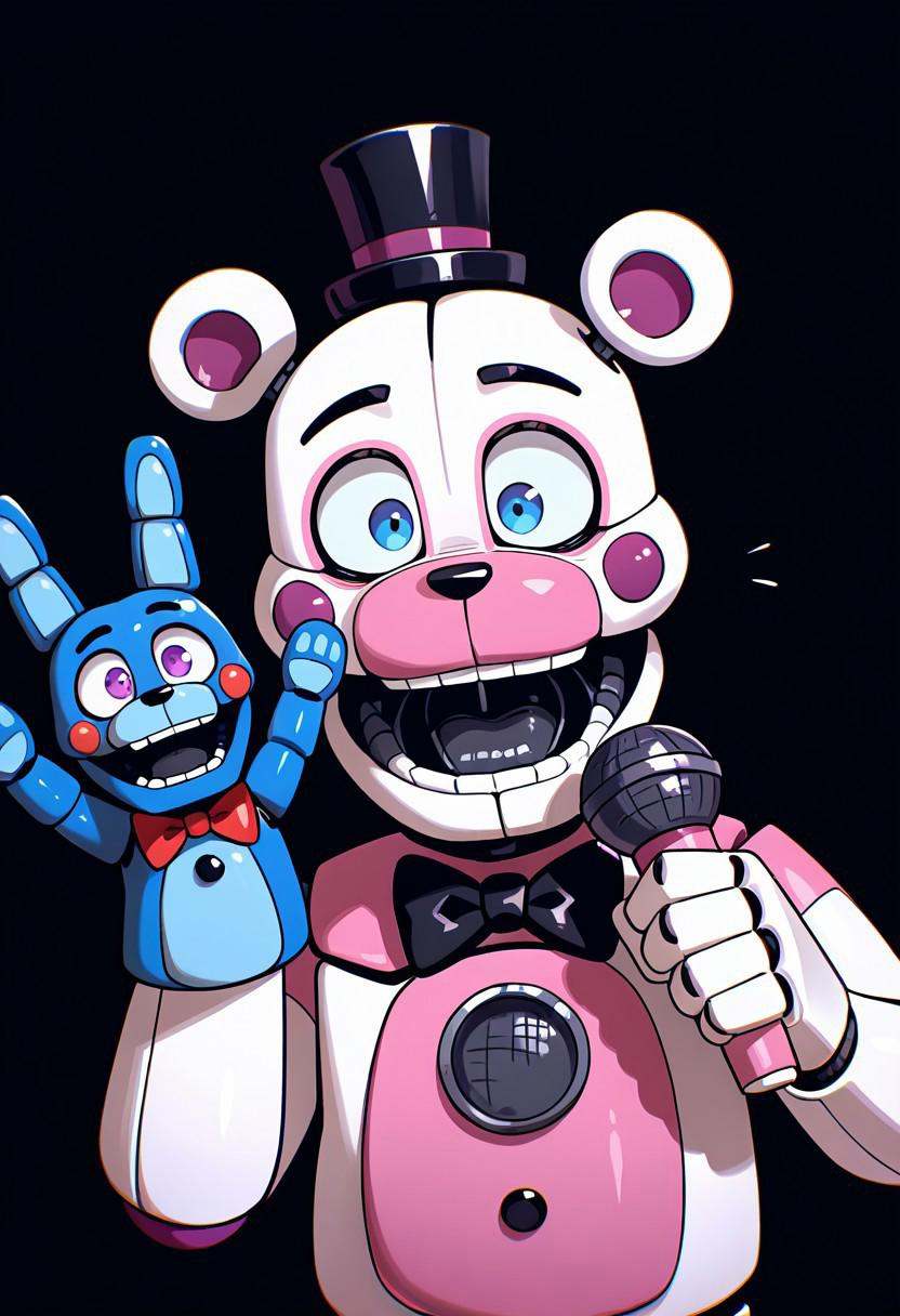 funtimefred,  black bowtie,  robot on Tensor.Art