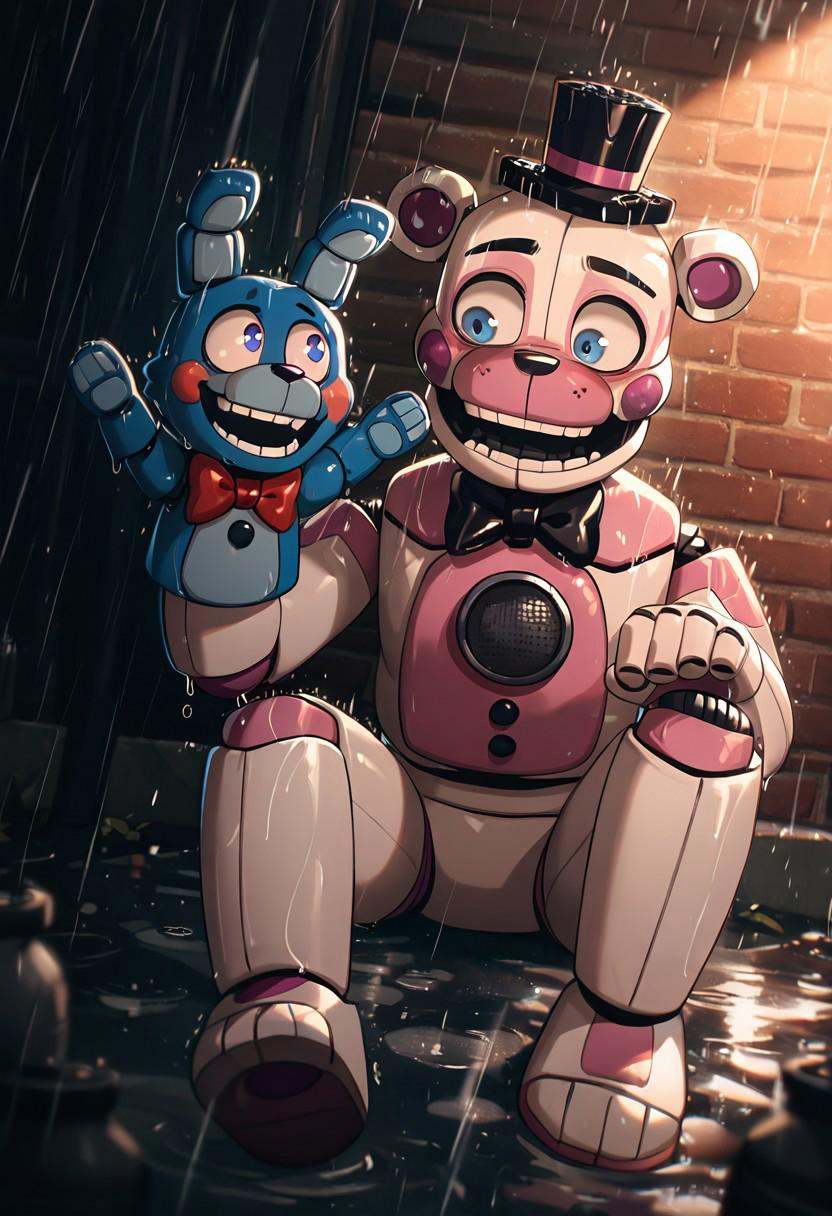funtimefred,  black bowtie,  robot on Tensor.Art