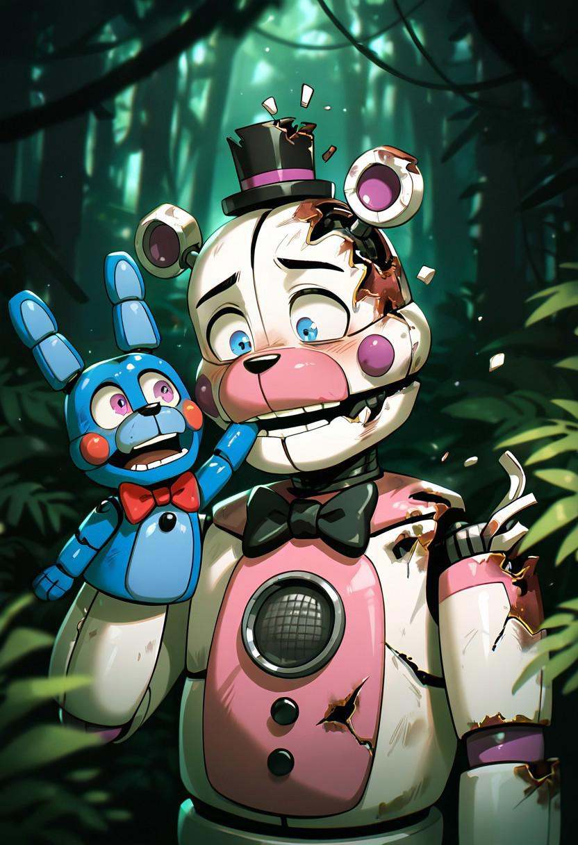funtimefred,  black bowtie,  robot on Tensor.Art