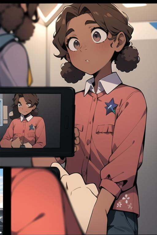 cassie,  screen cap,  detailed background on Tensor.Art