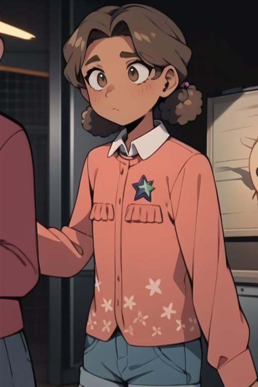 cassie,  screen cap,  detailed background on Tensor.Art