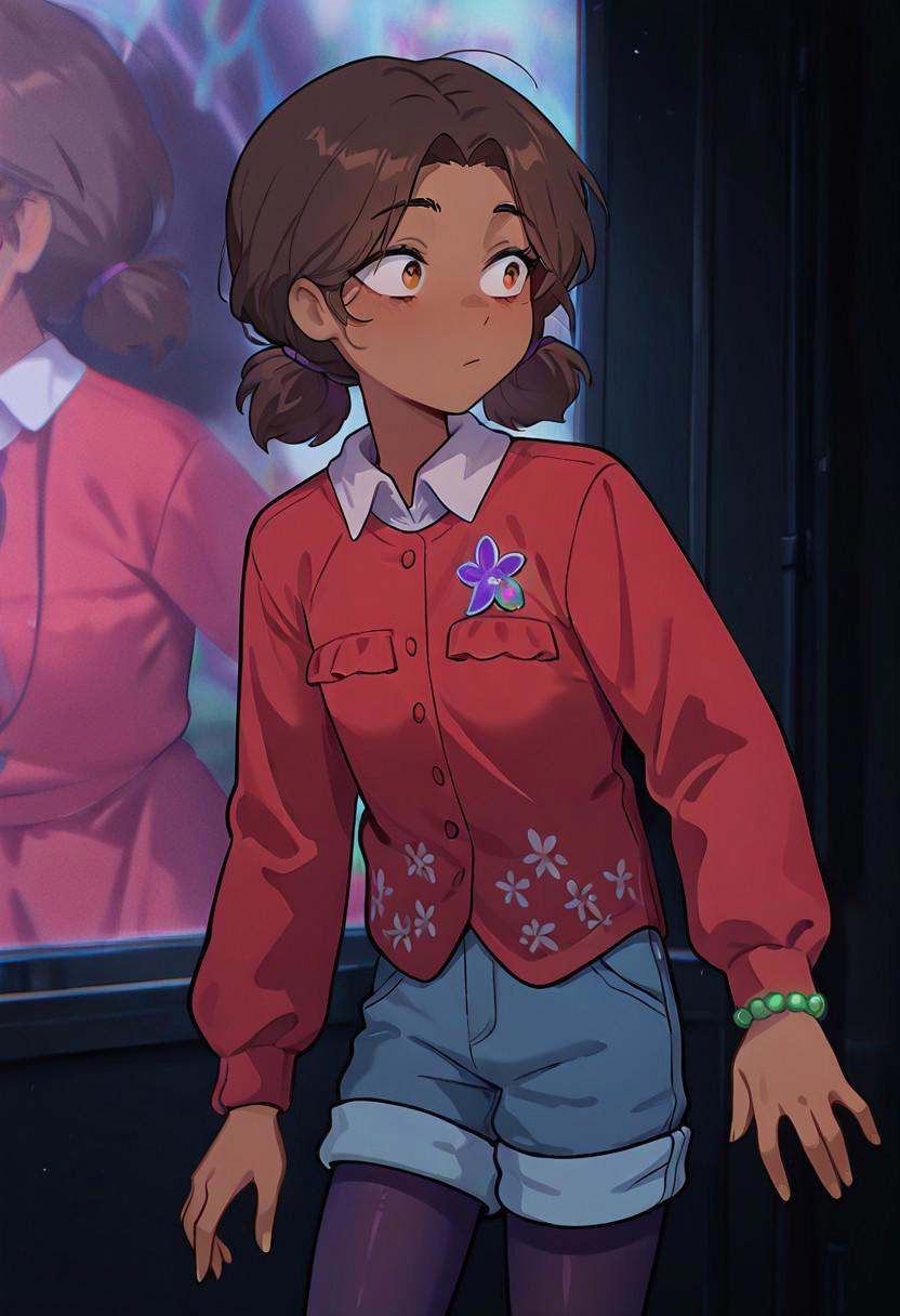 cassiefnaf,  brown hair,  1girl on Tensor.Art