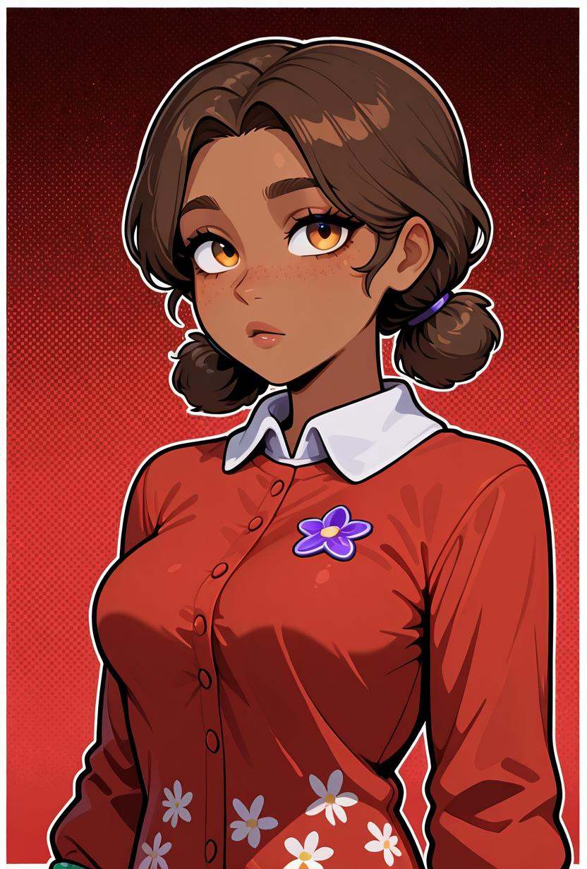 cassiefnaf,  brown hair,  1girl on Tensor.Art