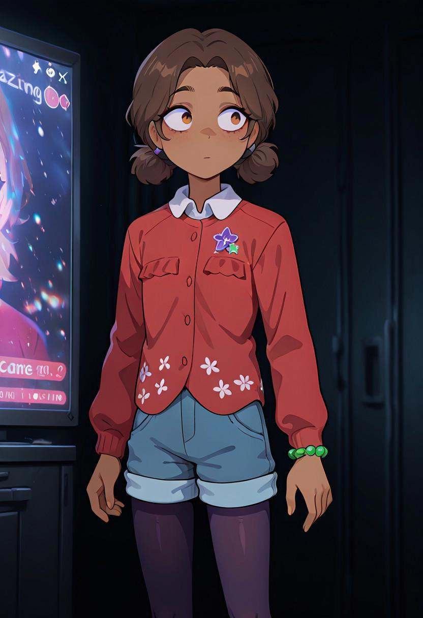 cassiefnaf,  brown hair,  1girl on Tensor.Art