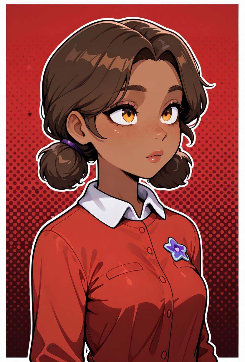 cassiefnaf,  brown hair,  1girl on Tensor.Art