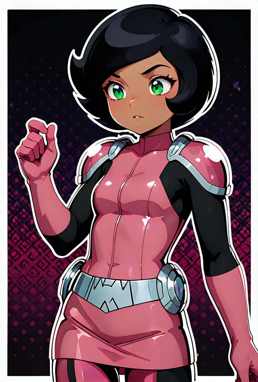 meganclark,  1girl,  short hair on Tensor.Art