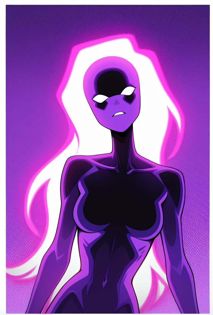anodite,  colored skin,  no pupils on Tensor.Art