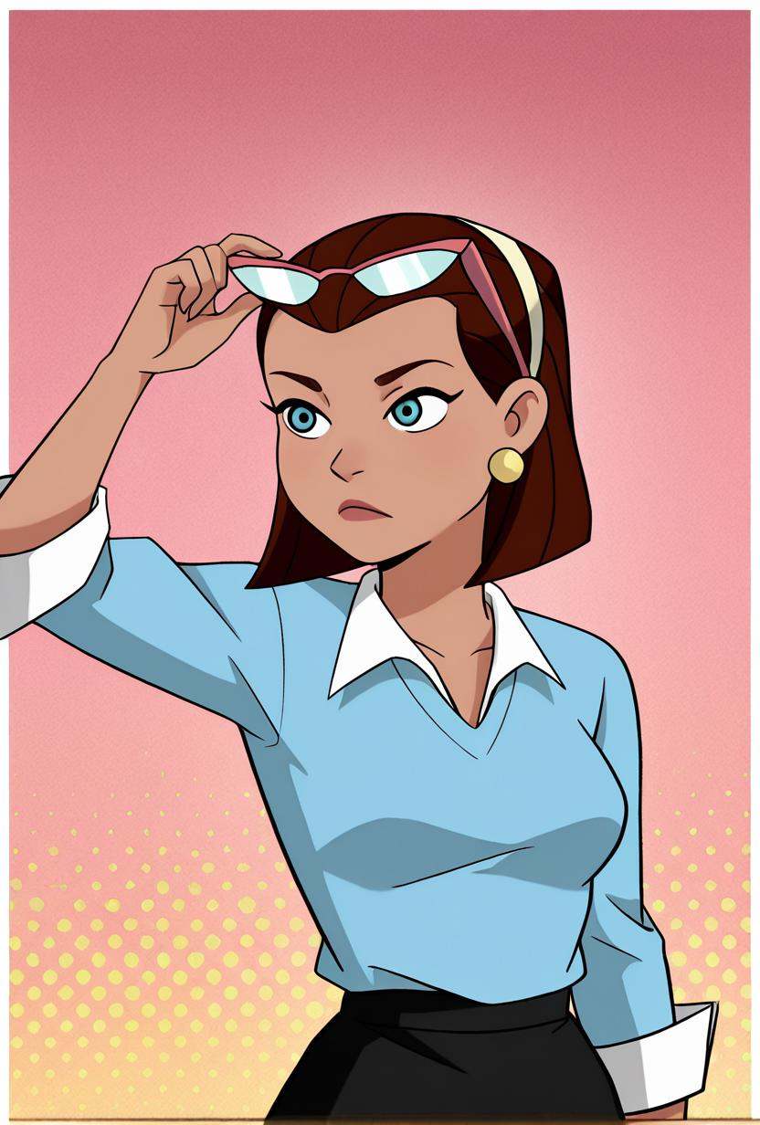 bensteacher,  1girl,  brown hair on Tensor.Art