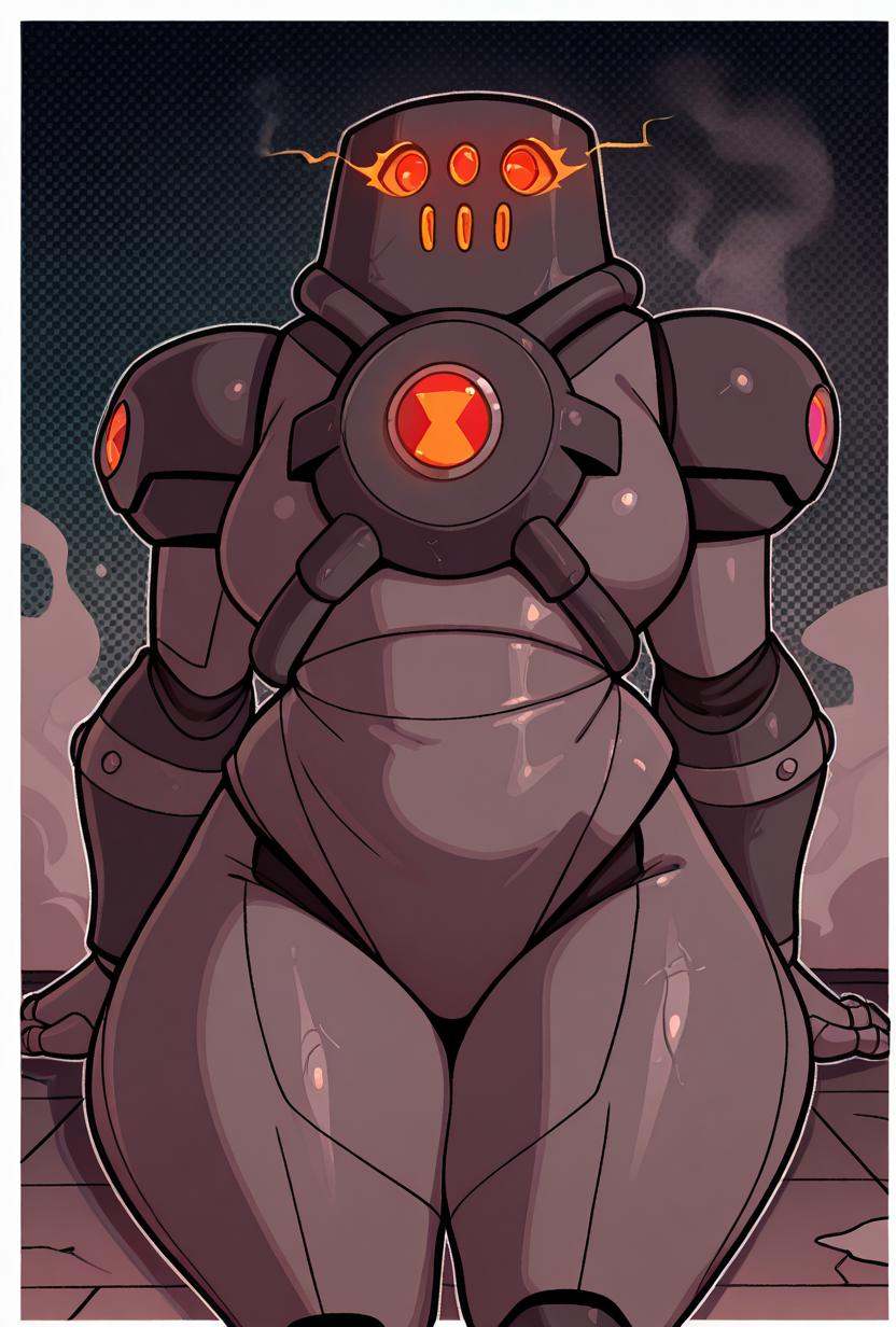 nrg,  robot,  on the floor on Tensor.Art