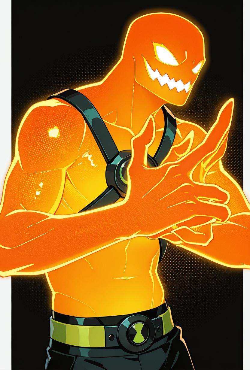 nrg,  solo,  glowing skin on Tensor.Art