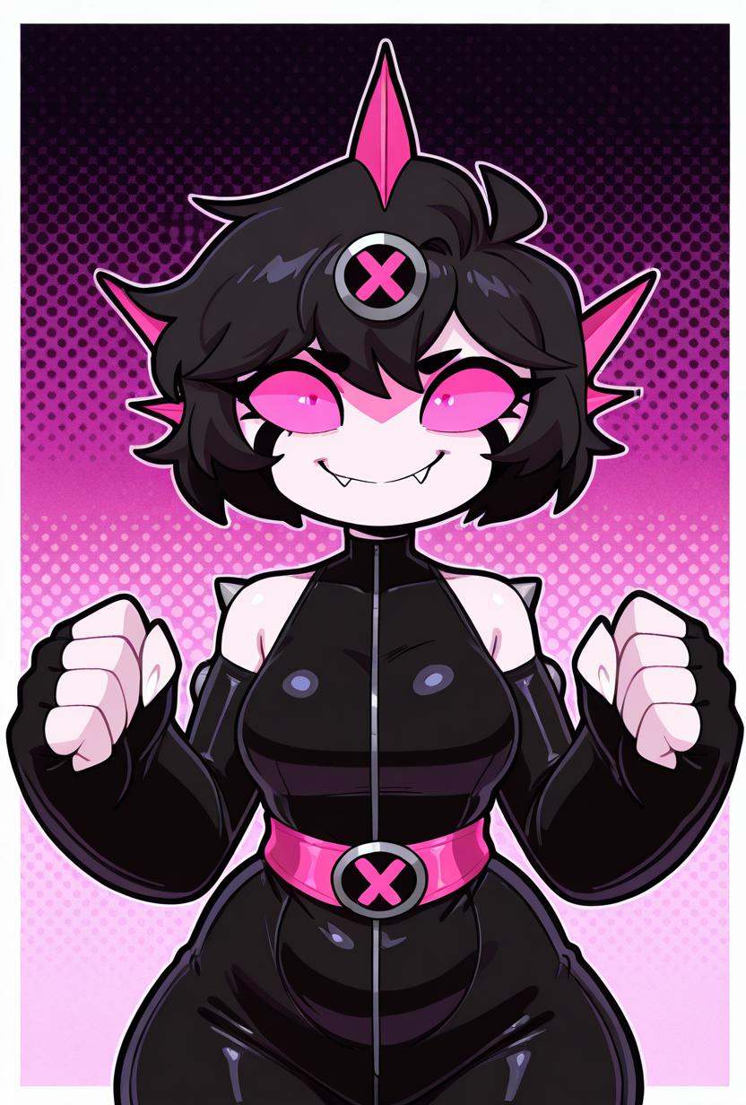 dito,  no humans,  pink eyes on Tensor.Art