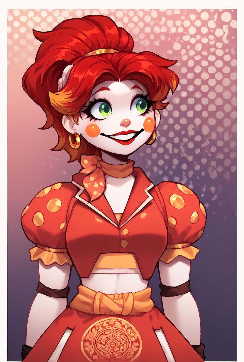 glambab,  1girl,  red hair on Tensor.Art