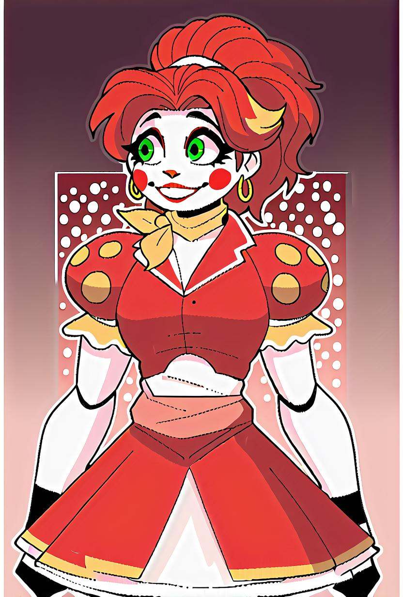 glambab,  1girl,  red hair on Tensor.Art