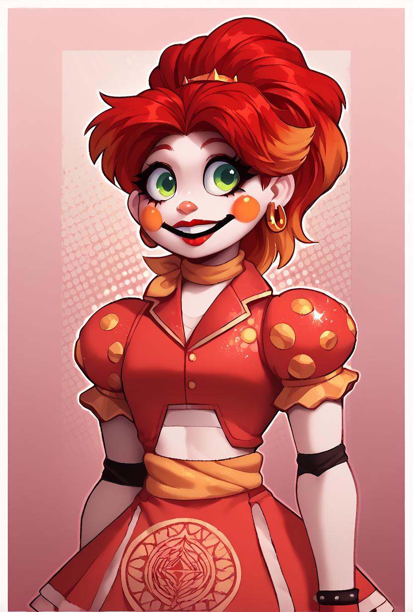 glambab,  1girl,  red hair on Tensor.Art