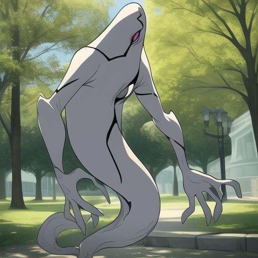 ghostfreak ,  full body outdoors,  public park on Tensor.Art