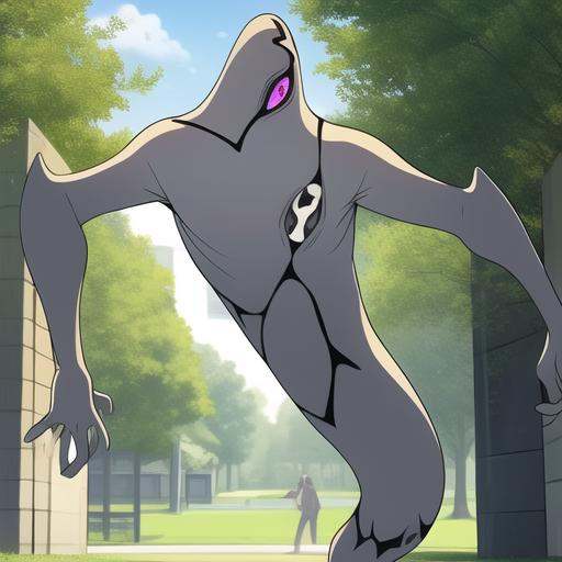ghostfreak ,  full body outdoors,  public park on Tensor.Art