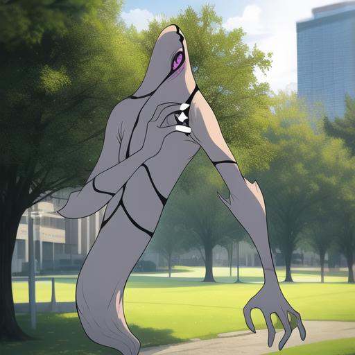 ghostfreak ,  full body outdoors,  public park on Tensor.Art