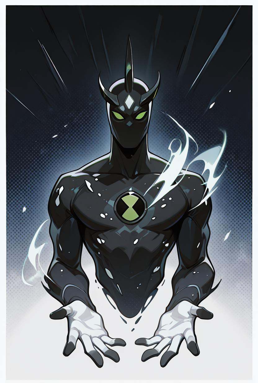 alienx,  1boy,  green eyes on Tensor.Art