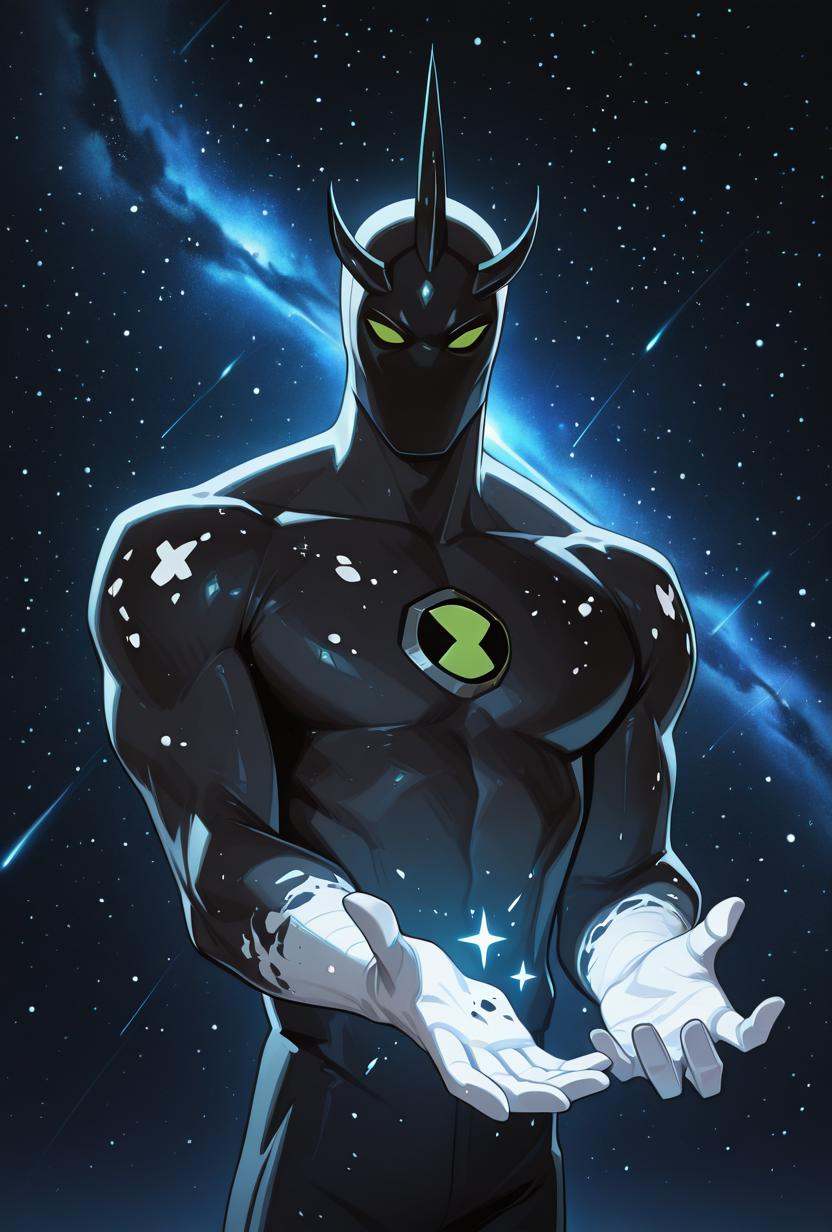 alienx,  1boy,  green eyes on Tensor.Art