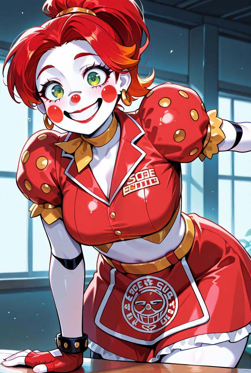 glambab,  white skin,  red hair on Tensor.Art