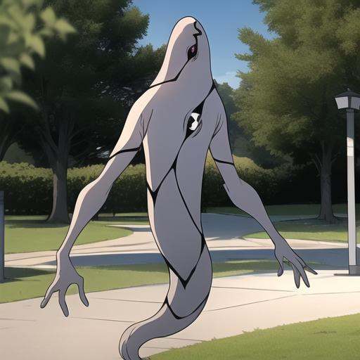 ghostfreak ,  full body outdoors,  public park on Tensor.Art