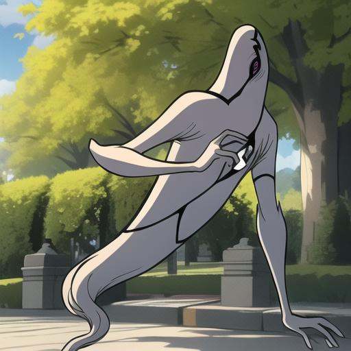 ghostfreak ,  full body outdoors,  public park on Tensor.Art