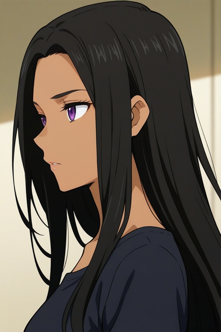 sara_crispino,  dark-skinned female,  black hair on Tensor.Art