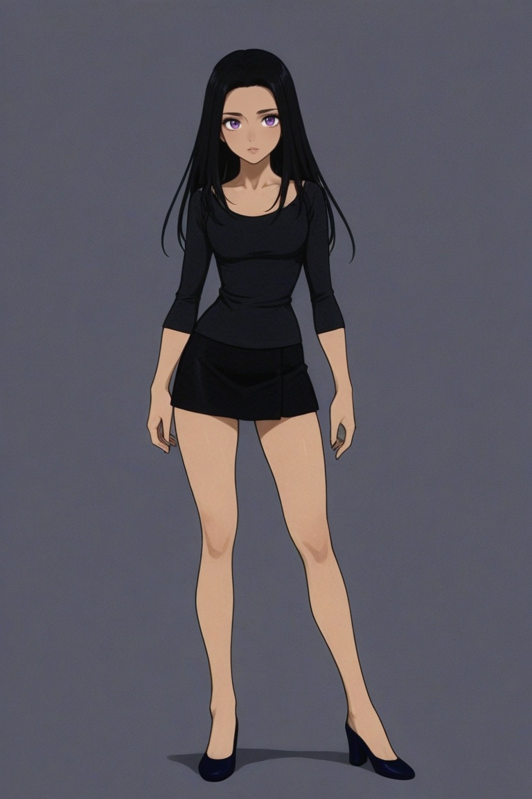 sara_crispino,  dark-skinned female,  black hair on Tensor.Art