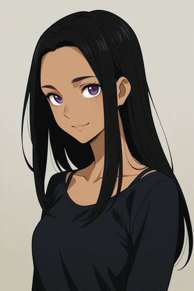sara_crispino,  dark-skinned female,  black hair on Tensor.Art