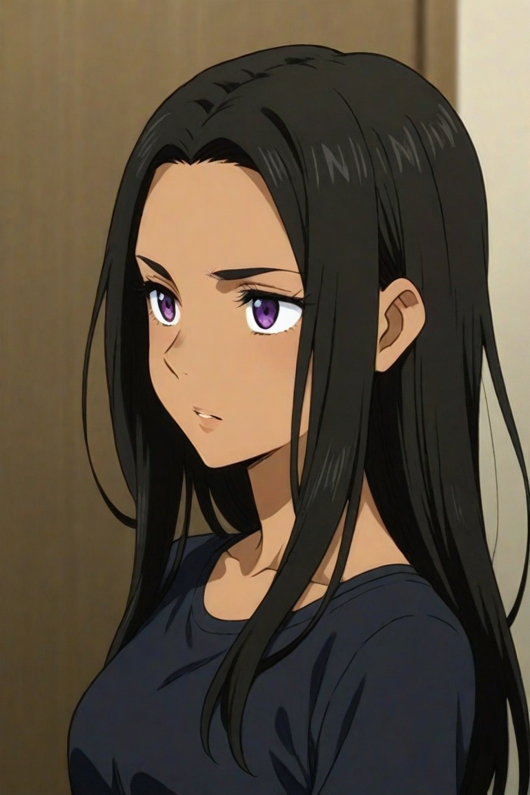 sara_crispino,  dark-skinned female,  black hair on Tensor.Art