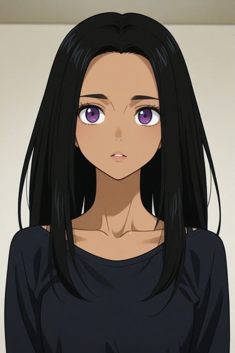 sara_crispino,  dark-skinned female,  black hair on Tensor.Art