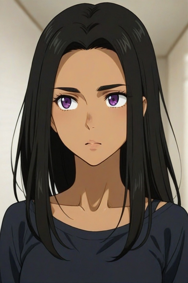 sara_crispino,  dark-skinned female,  black hair on Tensor.Art