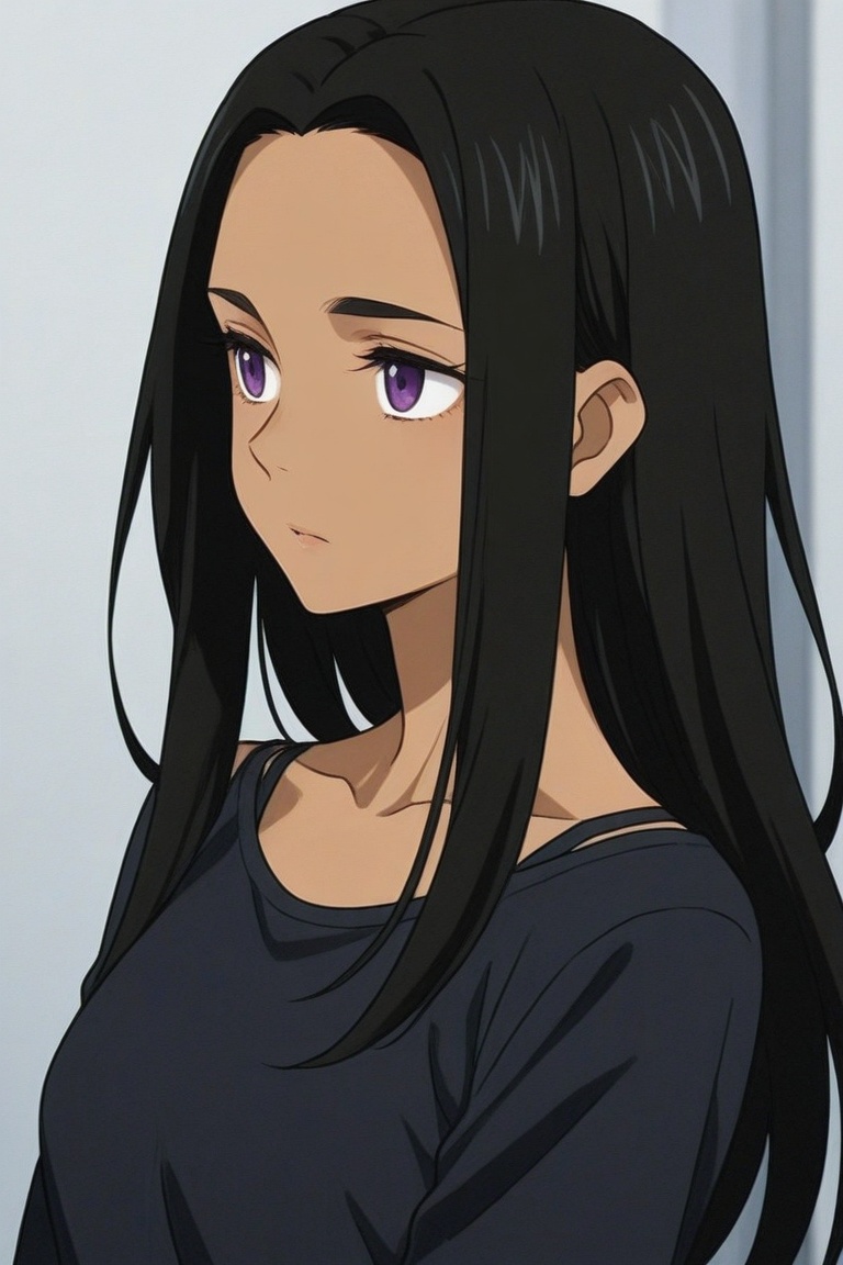sara_crispino,  dark-skinned female,  black hair on Tensor.Art