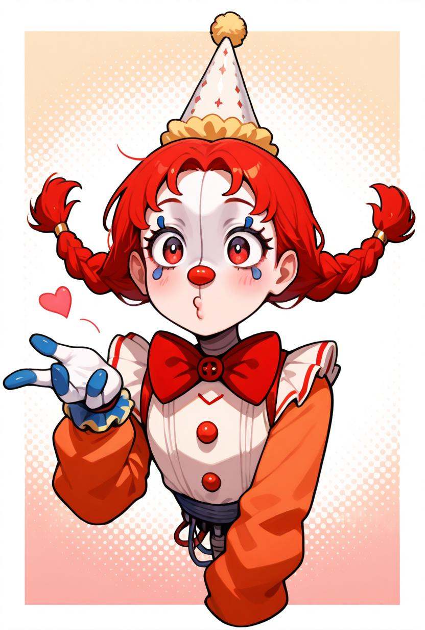 jackie,  party hat,  clown on Tensor.Art