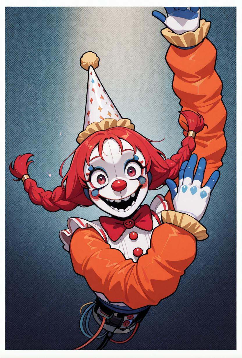jackie,  party hat,  clown on Tensor.Art