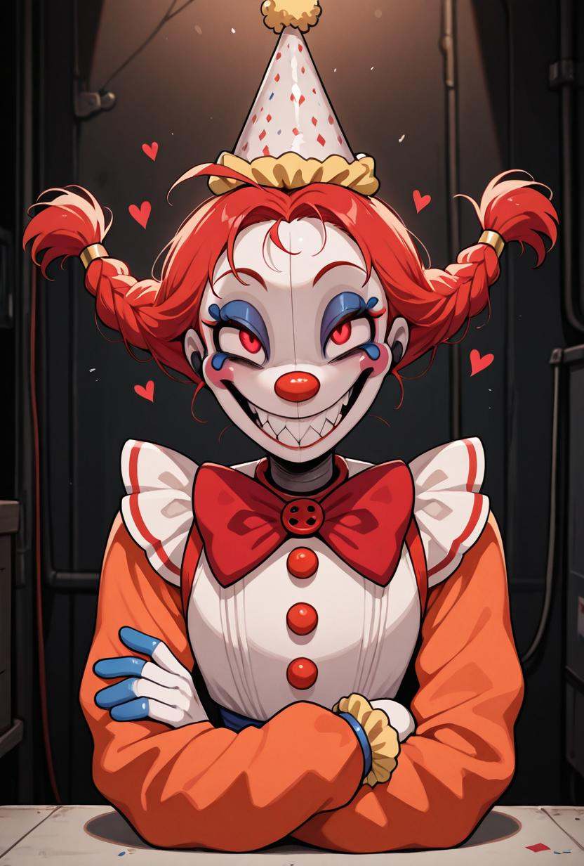 jackie,  party hat,  clown on Tensor.Art
