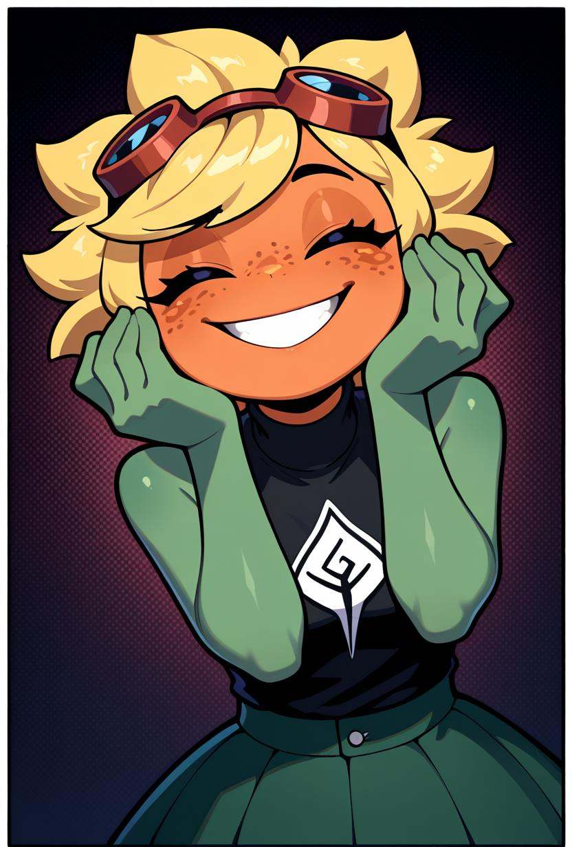 solarflare,  blonde hair,  1girl on Tensor.Art
