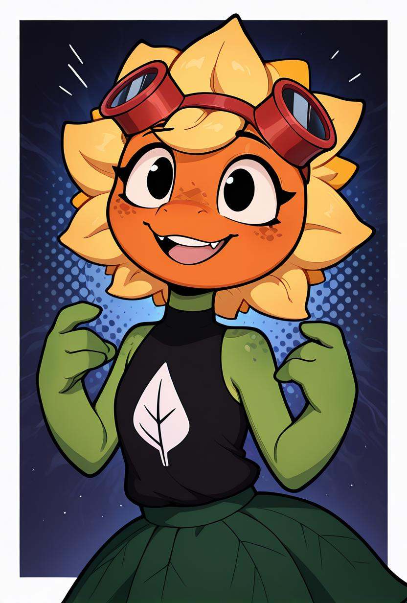 solarflare,  blonde hair,  1girl on Tensor.Art