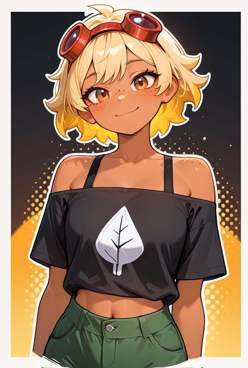 solarflare,  blonde hair,  1girl on Tensor.Art