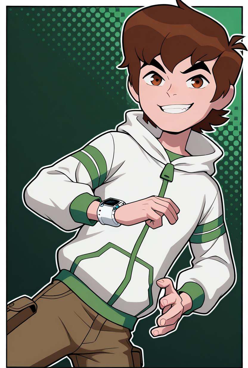 benov,  short hair,  brown hair on Tensor.Art