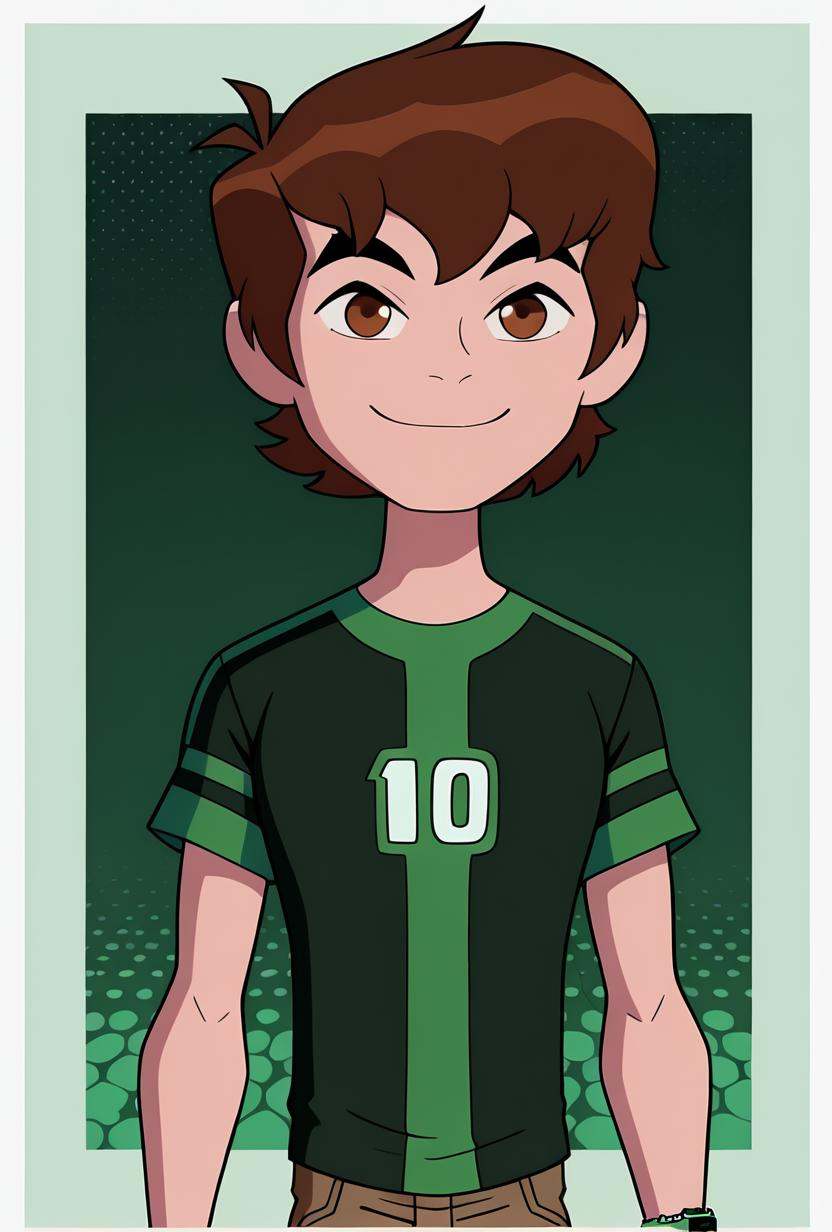benov,  short hair,  brown hair on Tensor.Art