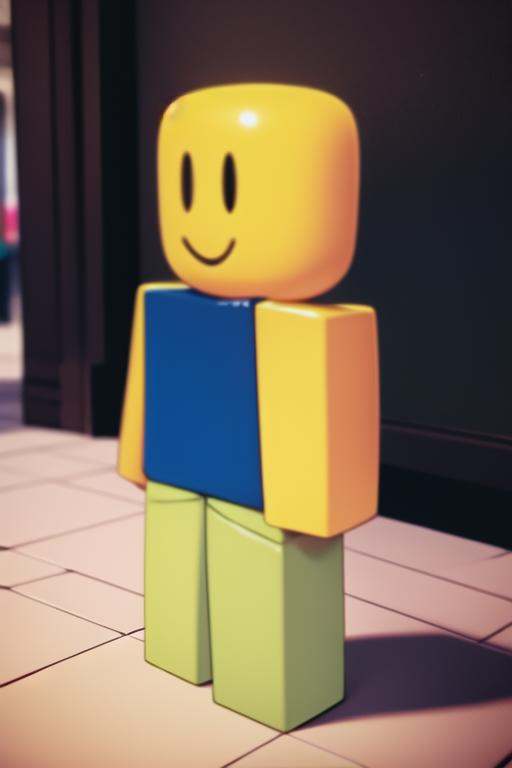 noob,  solo,  standing on Tensor.Art
