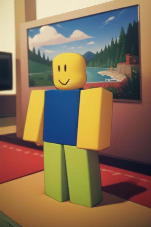 noob,  solo,  standing on Tensor.Art