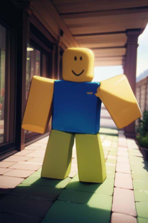 noob,  solo,  standing on Tensor.Art