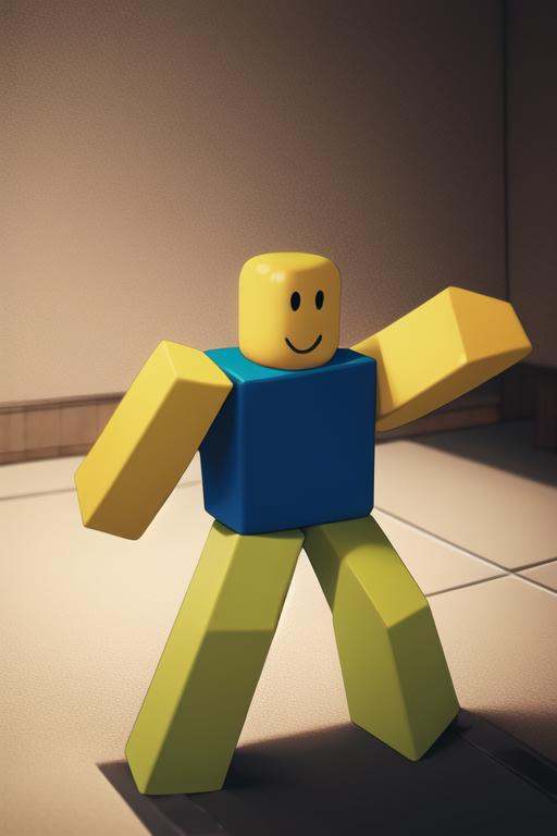 noob,  solo,  standing on Tensor.Art