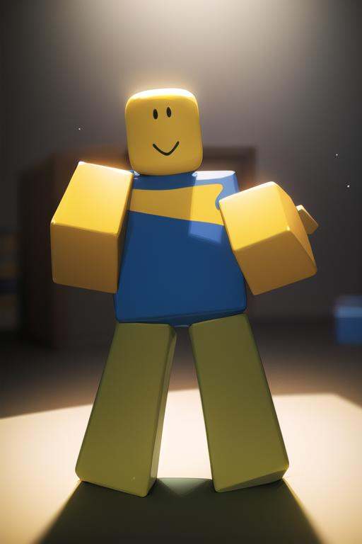 noob,  solo,  standing on Tensor.Art